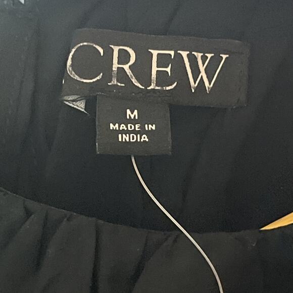 Hyacinth Dress in Cotton Poplin Medium Black Midi Smocked A Line Classic Modest - Picture 9 of 12